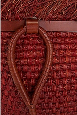 Johanna Ortiz Tropical Enclave Beach Bag in Brown Sienna, view 7, click to view large image.