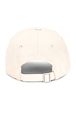JACQUEMUS La Casquette Jacquemus in Off White, view 2, click to view large image.