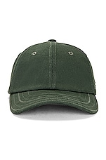JACQUEMUS La Casquette Jacquemus in Dark Green, view 1, click to view large image.