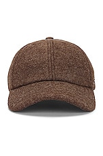 JACQUEMUS La Casquette Jacquemus in Dark Brown, view 1, click to view large image.