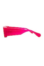JACQUEMUS Les Lunettes Tupi in Pink, view 3, click to view large image.