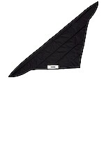 JACQUEMUS Le Bandana Capullo in Black, view 2, click to view large image.