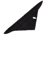 JACQUEMUS Le Bandana Capullo in Black, view 3, click to view large image.