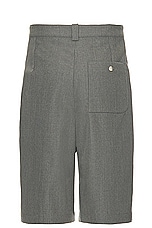 JACQUEMUS Le Bermuda Salti in Grey, view 2, click to view large image.