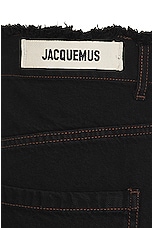 JACQUEMUS Le De-nimes Criollo in Black & Brown, view 4, click to view large image.