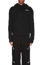 JACQUEMUS Le Sweatshirt Brode in Black, view 4, click to view large image.