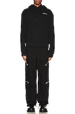 JACQUEMUS Le Sweatshirt Brode in Black, view 5, click to view large image.