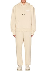 JACQUEMUS Le Sweatshirt in Light Beige, view 6, click to view large image.