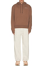 JACQUEMUS Le Sweatshirt Brode in Brown, view 6, click to view large image.