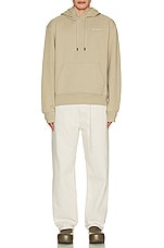 JACQUEMUS Le Sweatshirt Brode in Light Khaki, view 6, click to view large image.