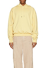 JACQUEMUS Le Sweatshirt Camargue in Yellow, view 4, click to view large image.
