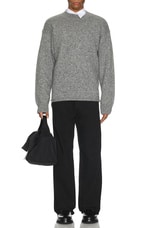 JACQUEMUS Le Pull Jacquemus in Grey, view 4, click to view large image.