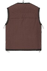JACQUEMUS Le Gilet Pino in Brown, view 2, click to view large image.