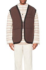 JACQUEMUS Le Gilet Pino in Brown, view 3, click to view large image.