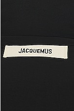 JACQUEMUS La Doudoune Cocon in Black, view 3, click to view large image.