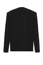 JACQUEMUS La Veste Cuadrada in Black, view 2, click to view large image.