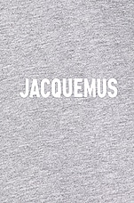 JACQUEMUS Jogging Jacquemus in Grey, view 3, click to view large image.