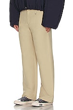 JACQUEMUS Le Pantalon Piccinni in Beige, view 4, click to view large image.