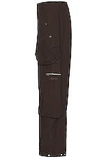 JACQUEMUS Le Cargo Croissant in Dark Brown, view 3, click to view large image.