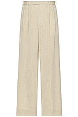 JACQUEMUS Le Pantalon Titolo in Beige, view 1, click to view large image.