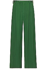 JACQUEMUS Le Pantalon Titolo in Dark Green, view 1, click to view large image.