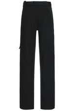 JACQUEMUS Le Pantalon Marrone in Black, view 2, click to view large image.