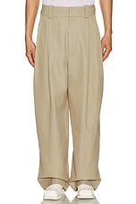 JACQUEMUS Le Pantalon Marzio in Beige, view 4, click to view large image.