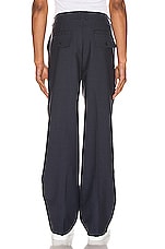 JACQUEMUS Trousers in Navy, view 3, click to view large image.