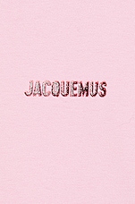 JACQUEMUS Le Tshirt Pavane Ml in Jelly Pink, view 3, click to view large image.