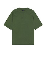 JACQUEMUS Le T-Shirt Camargue in Dark Green, view 1, click to view large image.