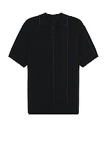 JACQUEMUS Le Polo Juego in Black, view 1, click to view large image.