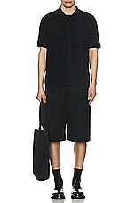 JACQUEMUS Le Polo Juego in Black, view 5, click to view large image.