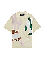 JACQUEMUS La Chemise Jean in Beige, view 1, click to view large image.