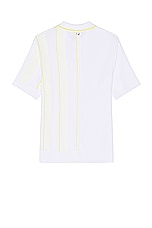 JACQUEMUS Le Polo Juego in White, view 2, click to view large image.