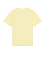 JACQUEMUS Le Tshirt Gros Grain in Light Yellow, view 2, click to view large image.