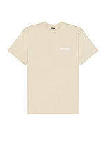 JACQUEMUS Le T-shirt in Light Beige, view 1, click to view large image.