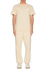 JACQUEMUS Le T-shirt in Light Beige, view 5, click to view large image.