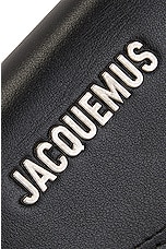 JACQUEMUS Le Porte Azur in Black, view 6, click to view large image.