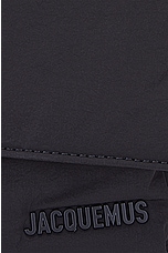 JACQUEMUS Le Messenger Bambino in Black, view 6, click to view large image.