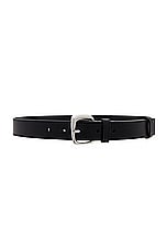 JACQUEMUS La Ceinture Ovalo in Black, view 1, click to view large image.