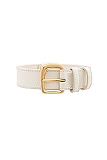 JACQUEMUS La Ceinture Ovalo in Light Ivory, view 3, click to view large image.