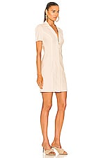 JACQUEMUS La Robe Tangelo in Off-White, view 2, click to view large image.
