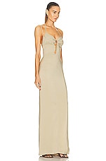 JACQUEMUS La Robe Goccia in Beige, view 2, click to view large image.