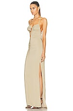 JACQUEMUS La Robe Goccia in Beige, view 3, click to view large image.