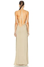 JACQUEMUS La Robe Goccia in Beige, view 4, click to view large image.