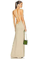 JACQUEMUS La Robe Goccia in Beige, view 5, click to view large image.