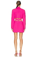 JACQUEMUS La Robe Bari in Pink, view 3, click to view large image.