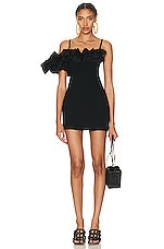 JACQUEMUS La Robe Duna in Black, view 1, click to view large image.