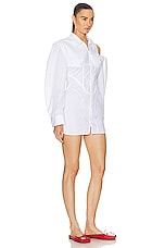 JACQUEMUS La Robe Galliga Dress in White, view 2, click to view large image.