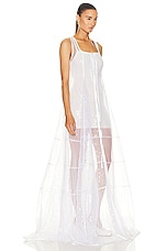 JACQUEMUS La Robe Dentelle Dress in White, view 2, click to view large image.